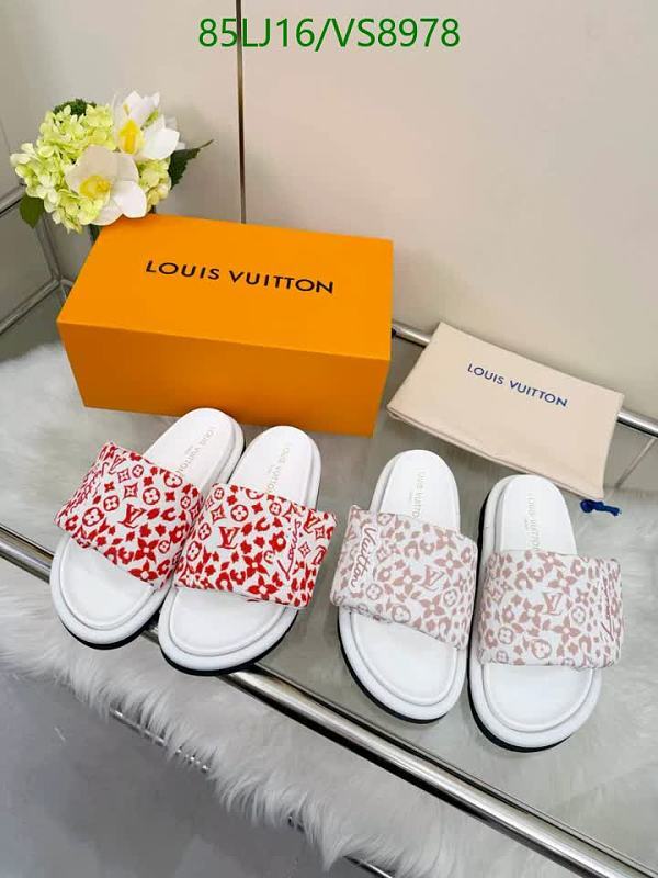 Louis Vuitton Women's Sheepskin & Silk Slides - EU 35-42