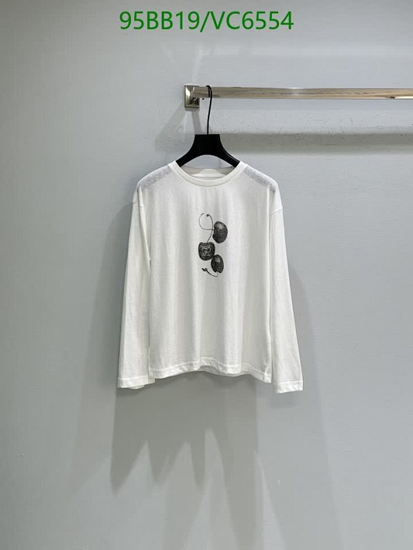 Louis Vuitton White Long Sleeve T-Shirt with Cherry Print - VC6554