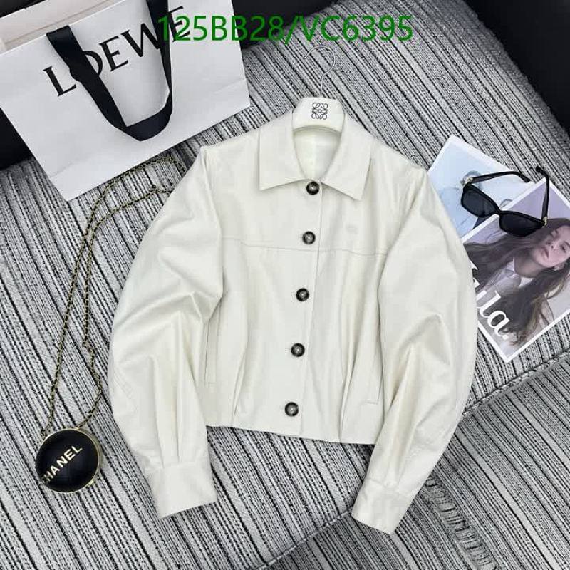 Chic Loewe Women's White Casual Jacket - Stylish & Versatile Outerwear