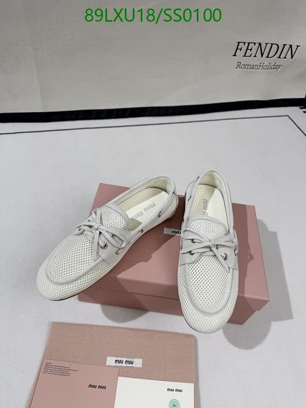 Miu Miu Women's Classic Mesh Loafers - Comfortable & Stylish Slip-On Shoes