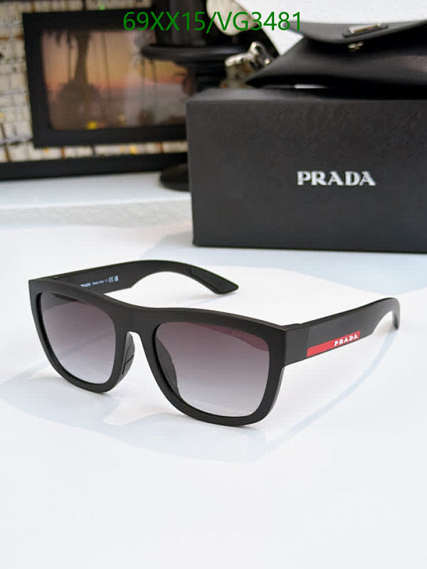 Prada Rectangle Sunglasses for Men - Stylish Black Frame with Gradient Lenses 20 Prada Rectangle Sunglasses for Men - Stylish Black Frame with Gradient Lenses