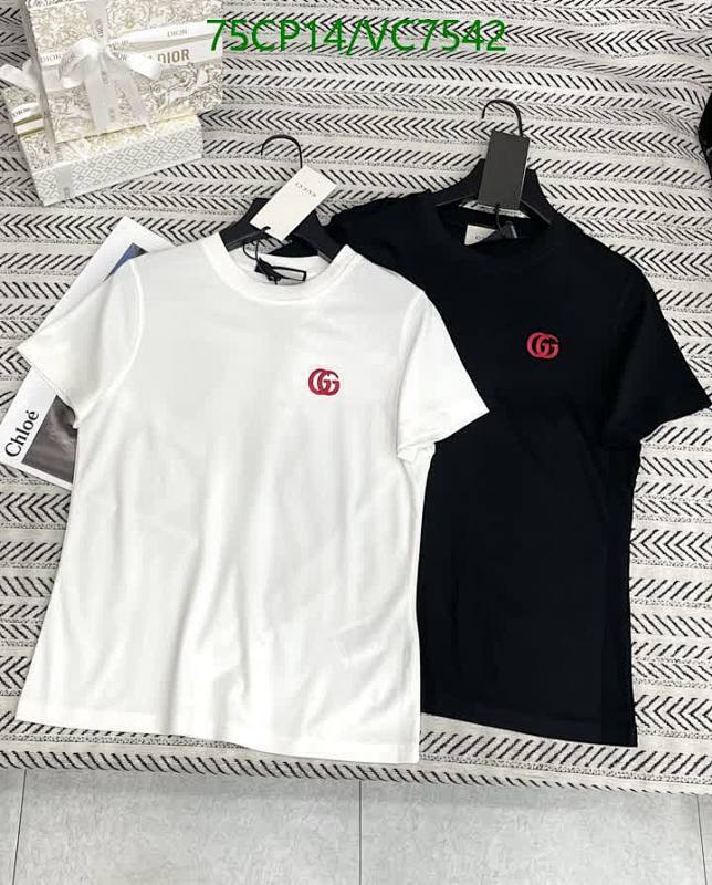 Gucci Cotton Short Sleeve T-Shirt with Interlocking G Logo - VC7542