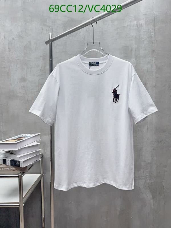 Ralph Lauren Classic White Cotton T-Shirt with Embroidered Polo Pony