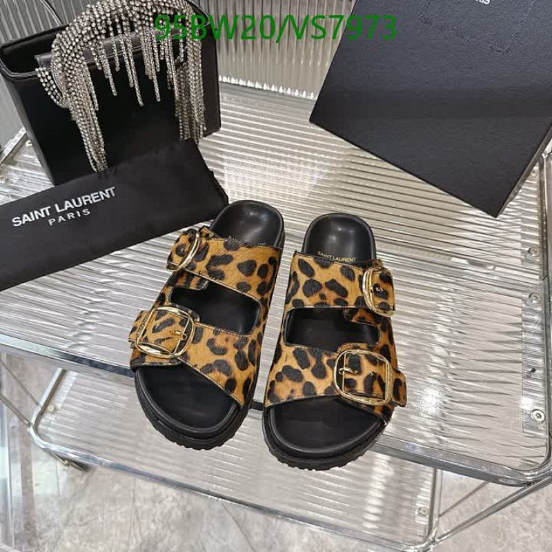 Yves Saint Laurent Women's Leopard Print Horsehair & Sheepskin Sandals