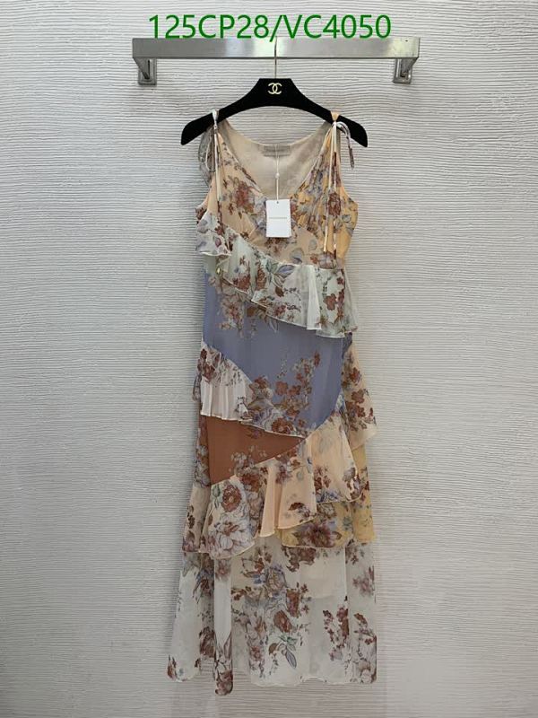 Zimmermann Floral Ruffled Midi Dress - Elegant Patchwork Design 7 Zimmermann Floral Ruffled Midi Dress - Elegant Patchwork Design