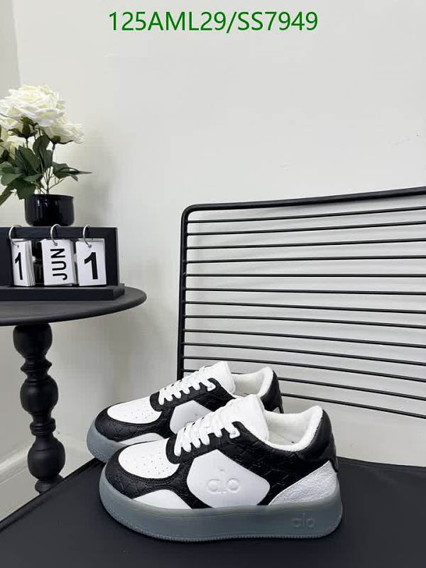 Alo Women's Genuine Leather & Fabric Sneakers