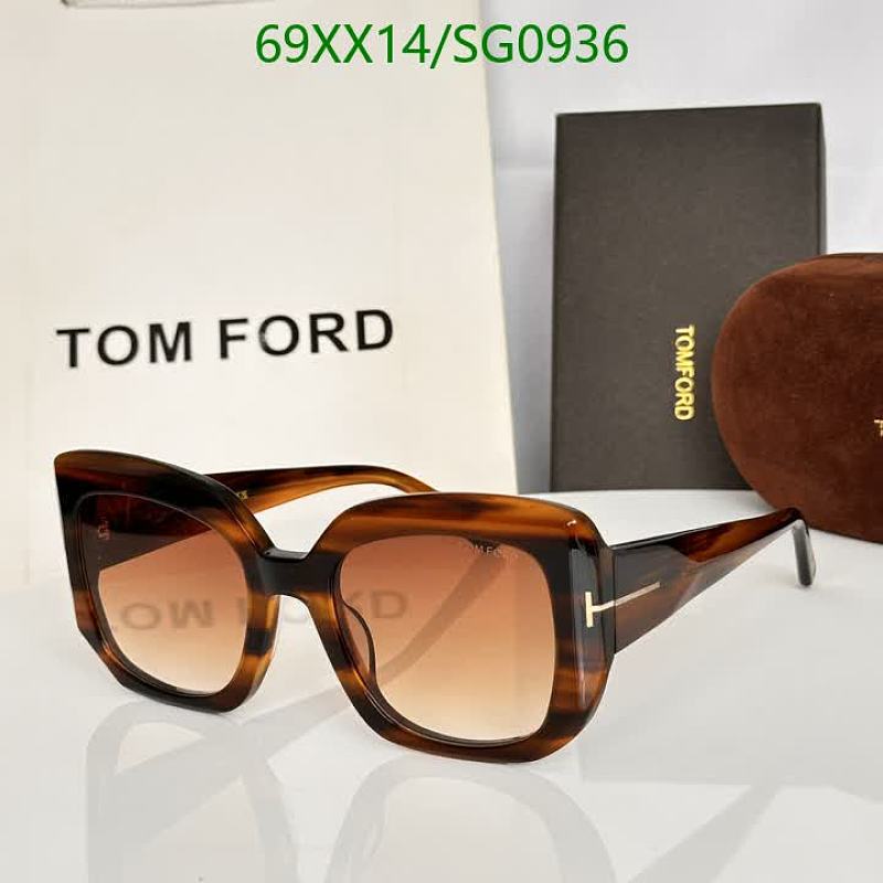 Tom Ford Women's Tortoiseshell Oversized Square Sunglasses