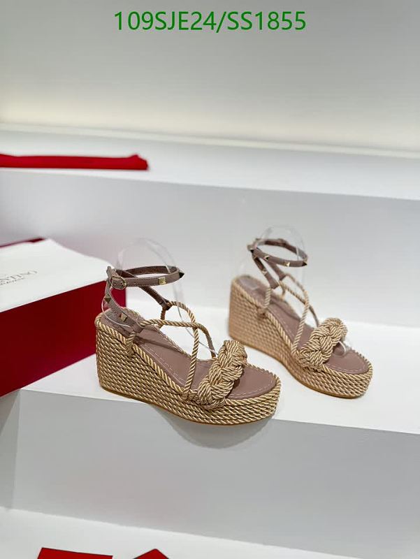 Valentino Women's Espadrille Wedge Sandals - Rope Detail, 10cm Heel