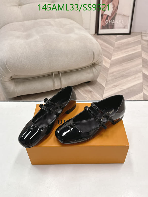 Louis Vuitton Women's Black Patent Leather Mary Jane Shoes