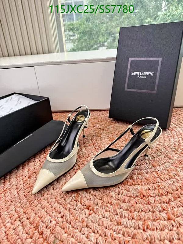 Yves Saint Laurent Women's Slingback Pointed Toe Heels