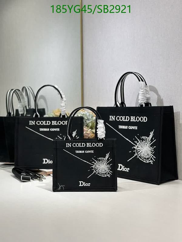 Dior Large Canvas Tote Bag "In Cold Blood" Collection