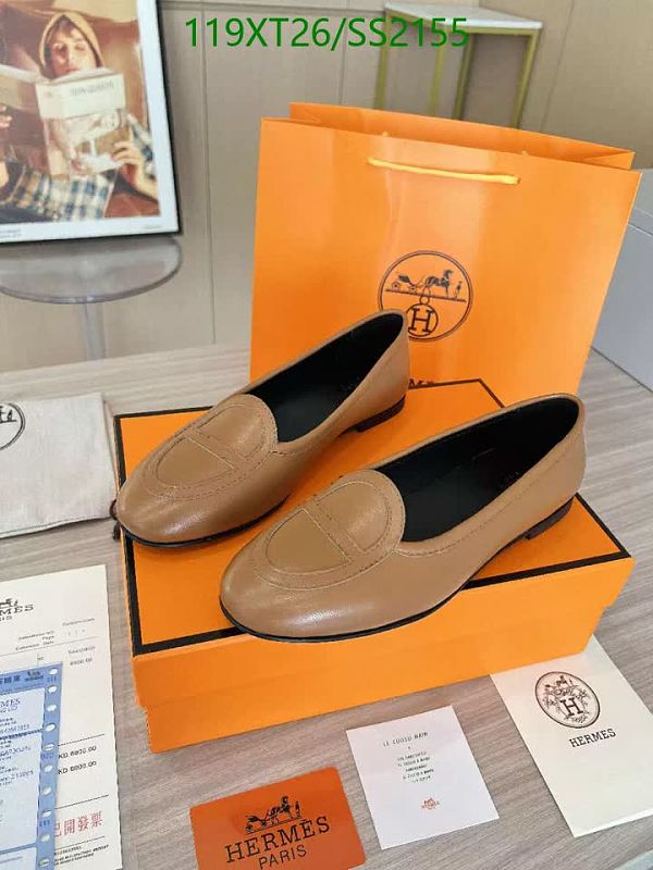 Hermès Women's Sheepskin Loafers - Classic Leather Driving Shoes