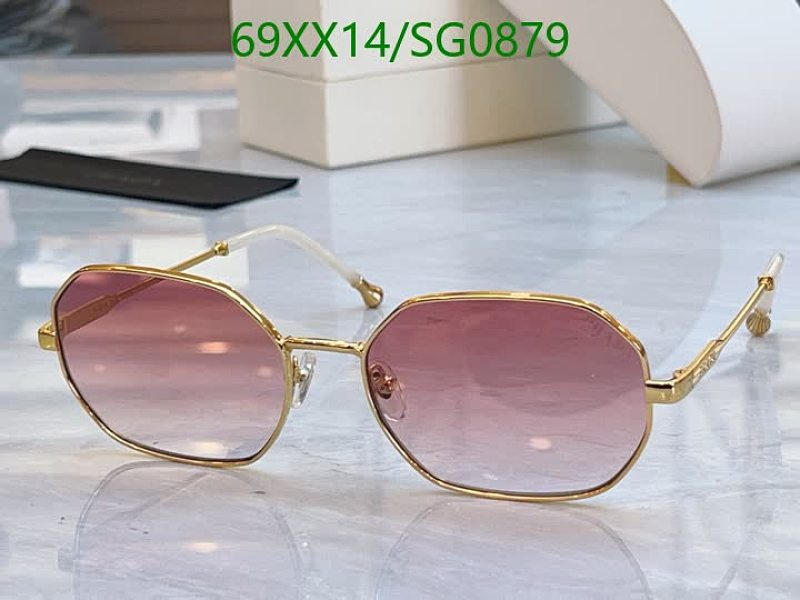 Prada Octagonal Gradient Lens Sunglasses - Gold Frame