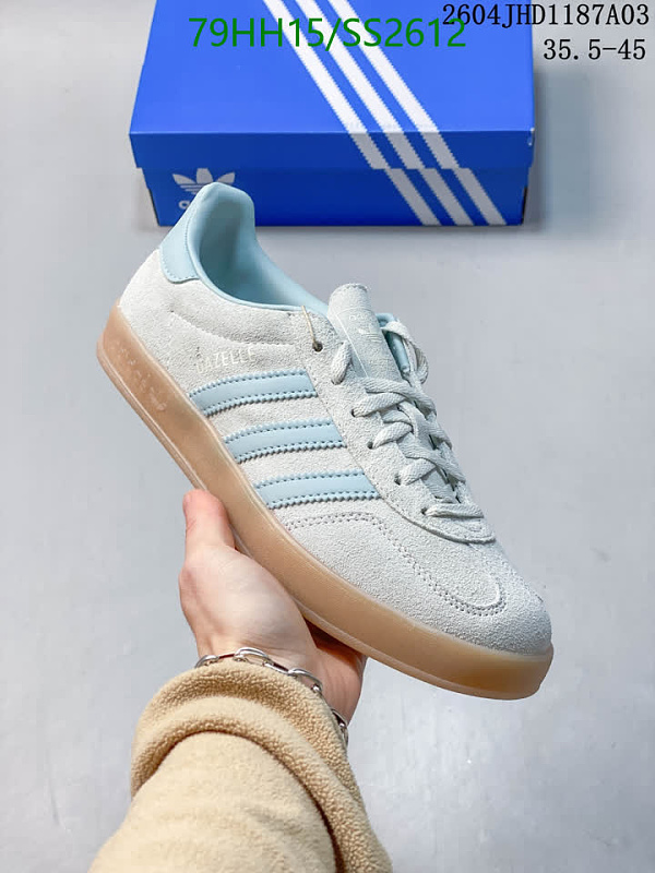 Adidas Women's Gazelle Suede Casual Shoes - Light Blue