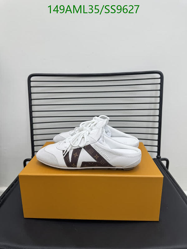 Louis Vuitton Women's White Suede and Monogram Sneakers