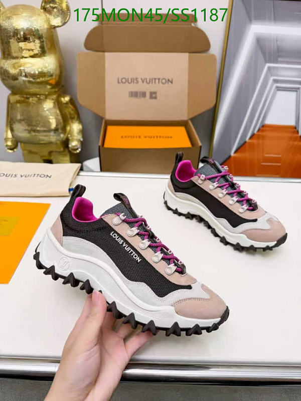 Louis Vuitton Women's Suede Leather & Mesh Chunky Sneakers
