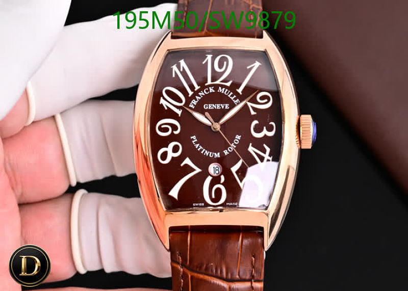 Franck Muller Geneve Platinum Rotor Automatic Mechanical Watch for Men