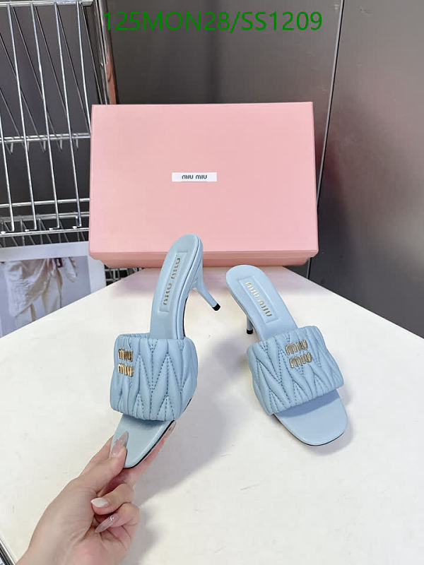 Miu Miu Women's Light Blue Quilted Leather Heeled Mules - EU 35-40 28 Miu Miu Women's Light Blue Quilted Leather Heeled Mules - EU 35-40