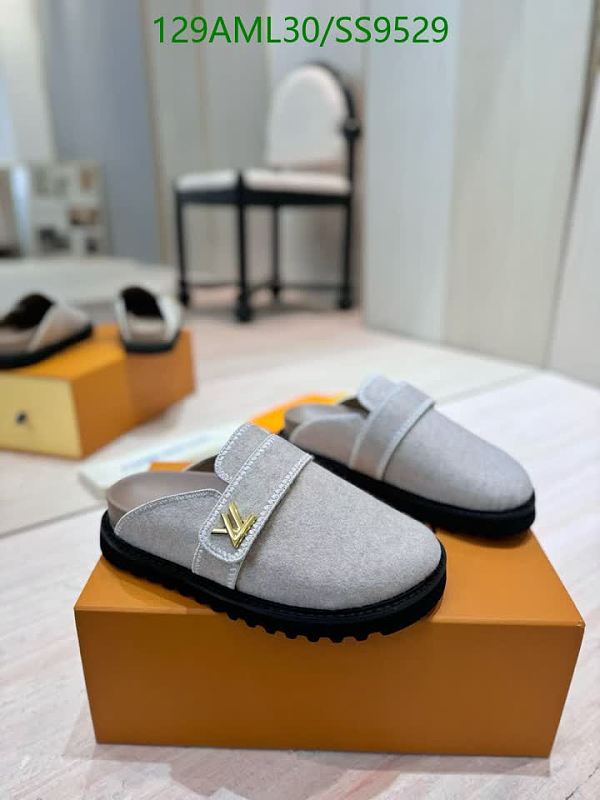 Louis Vuitton Men's Grey Suede Casual Slip-On Shoes