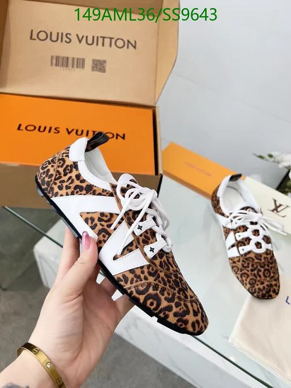 Louis Vuitton Women's Leopard Print Canvas & Cowhide Sneakers