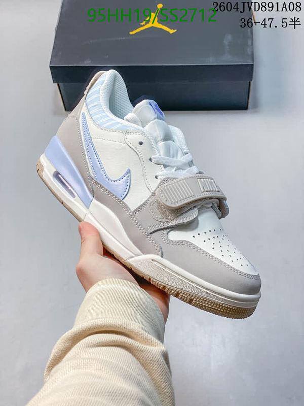 Nike Air Jordan Women's Sneakers - White & Light Blue Casual Shoes
