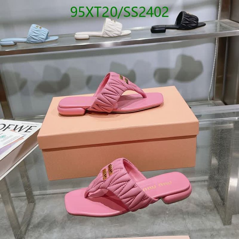 Miu Miu Women's Pink Quilted Leather Thong Sandals EU 35-41