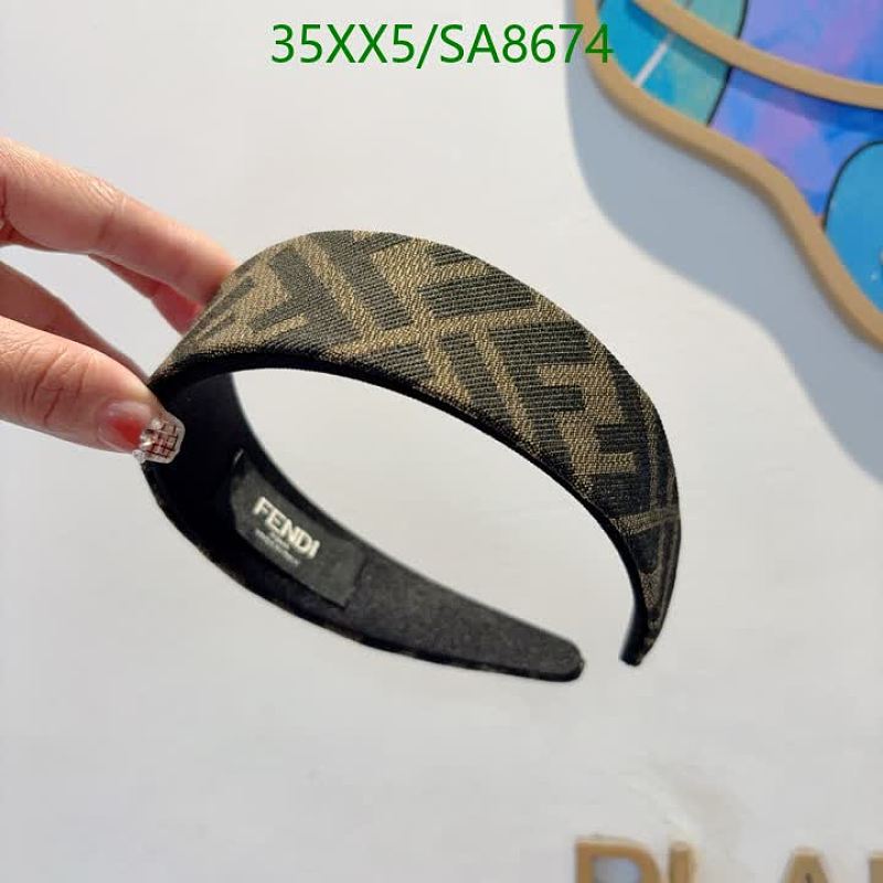 Fendi FF Jacquard Headband - Luxury Fashion Accessory