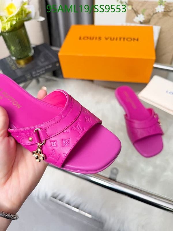Louis Vuitton Women's Sheepskin Slides - Luxury Pink Sandals