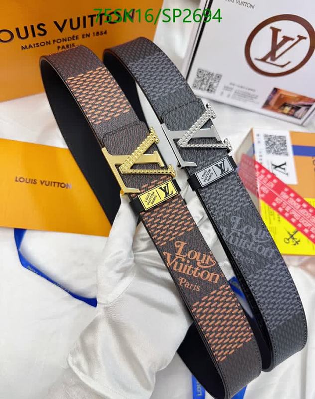 Louis Vuitton Reversible Monogram Belt Gold/Silver Buckle