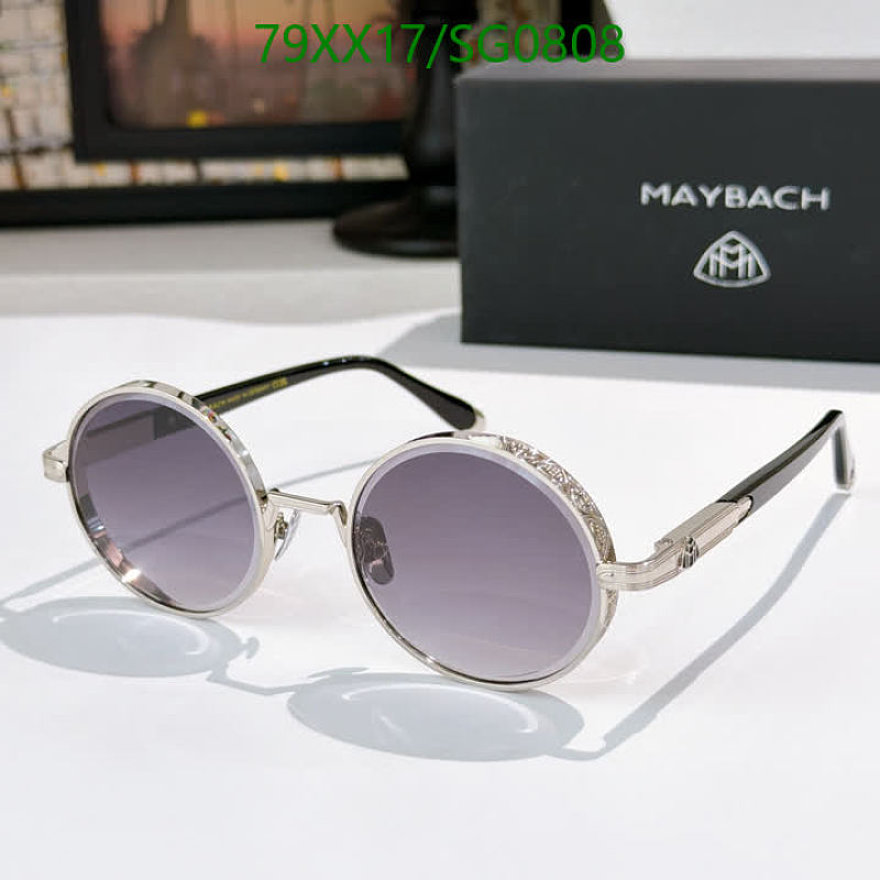 Maybach SG0808 Round Metal Sunglasses for Men and Women