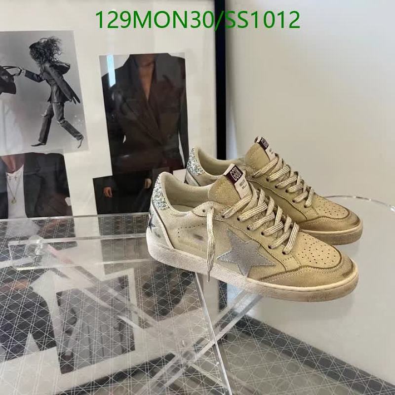 Golden Goose Women's Beige Suede Star Sneakers