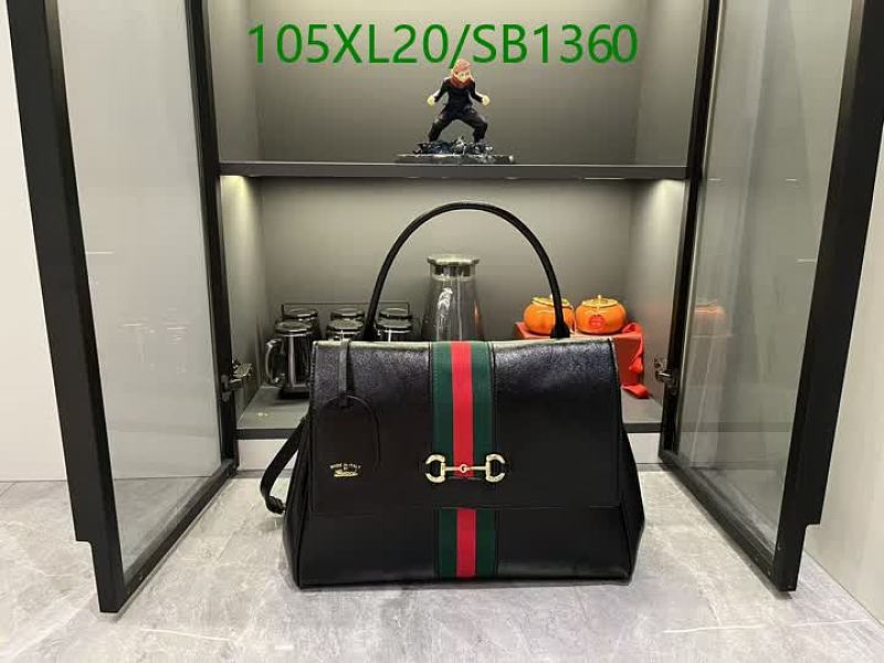 Gucci Horsebit 1955 Shoulder Bag in Black Canvas and Leather