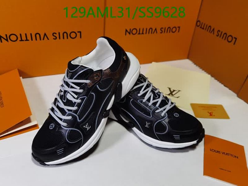 Louis Vuitton Women's Genuine Leather & Mesh Sneakers