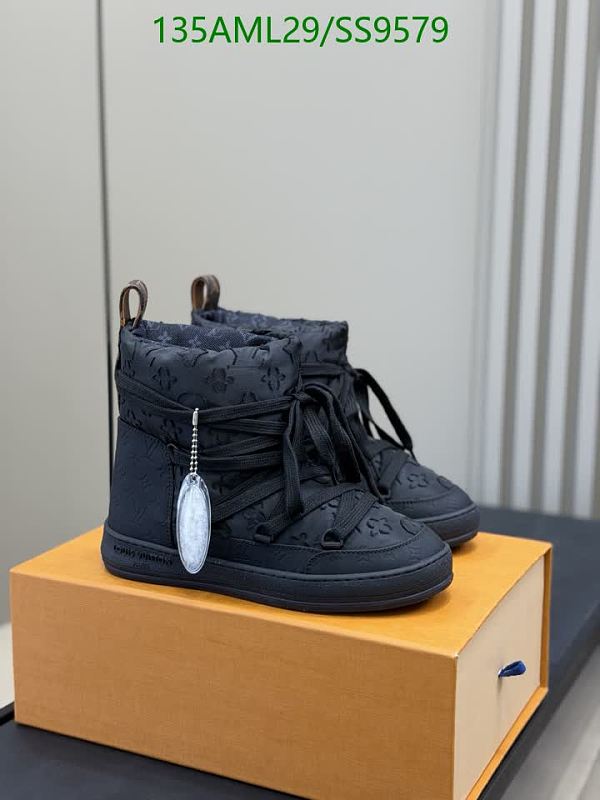 Louis Vuitton Women's Black Down Boots