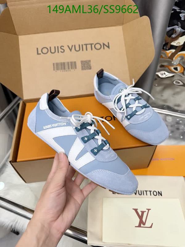 Louis Vuitton Women's Light Blue Suede & Silk Sneakers - EU 35-41 7 Louis Vuitton Women's Light Blue Suede & Silk Sneakers - EU 35-41