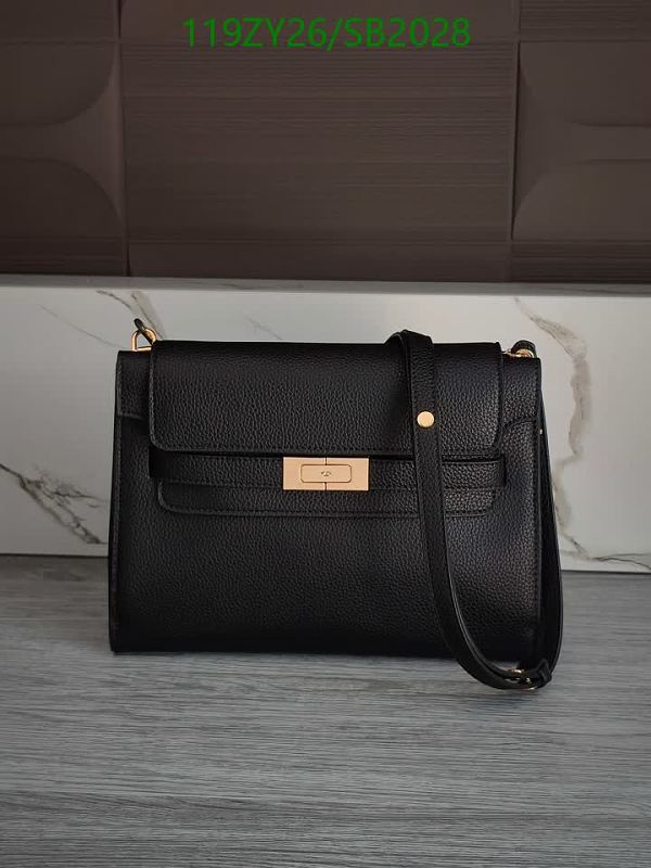Tom Ford Genuine Leather Shoulder Bag - Classic Black Design