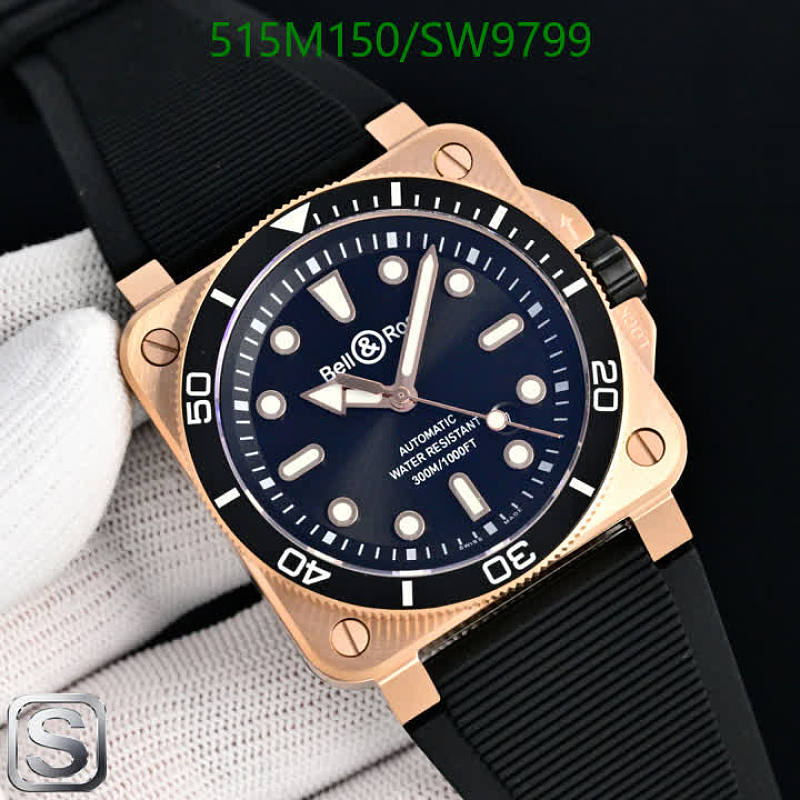 Bell & Ross Automatic Mechanical Watch - 42mm Stainless Steel