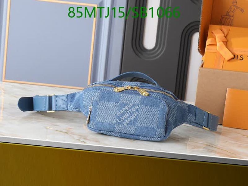 Louis Vuitton Monogram Denim Belt Bag - Stylish & Functional Waist Pack