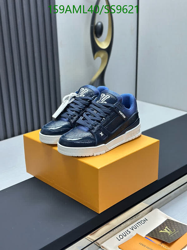 Louis Vuitton Women's Dark Blue Monogram Sneakers