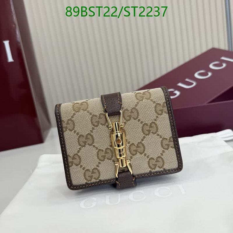Gucci Jackie 1961 Wallet in GG Canvas and Leather