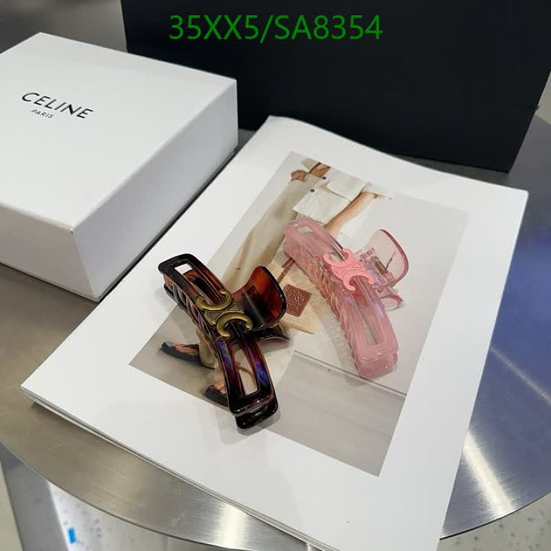 Celinee Hair Claw Clips - Elegant Tortoiseshell & Pink Design