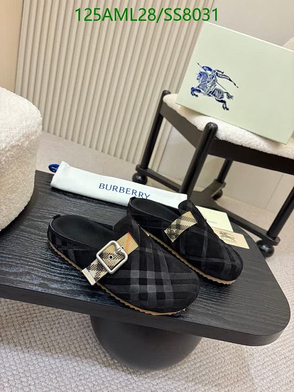 Burberry Women's Suede & Silk Tartan Mules - EU 35-45