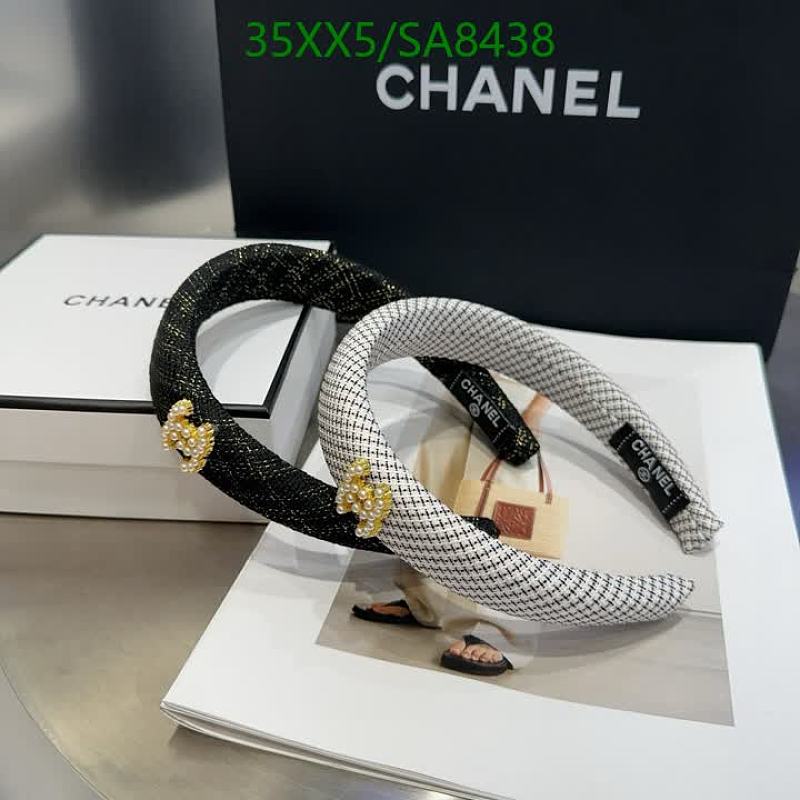Chanell Headband with Pearl Embellishments for Women