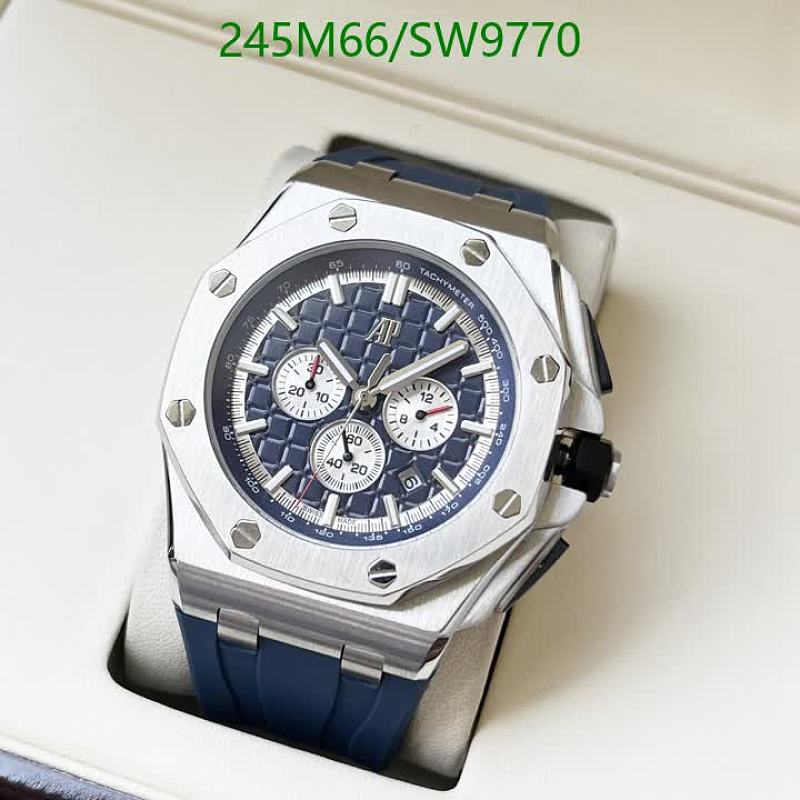 Audemars Piguet Royal Oak Chronograph Men's Watch - Stainless Steel & Leather