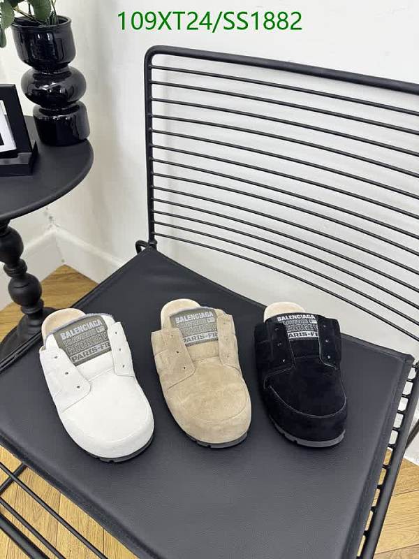 Balenciaga Women's Suede Slip-On Shoes - Comfortable & Stylish Footwear