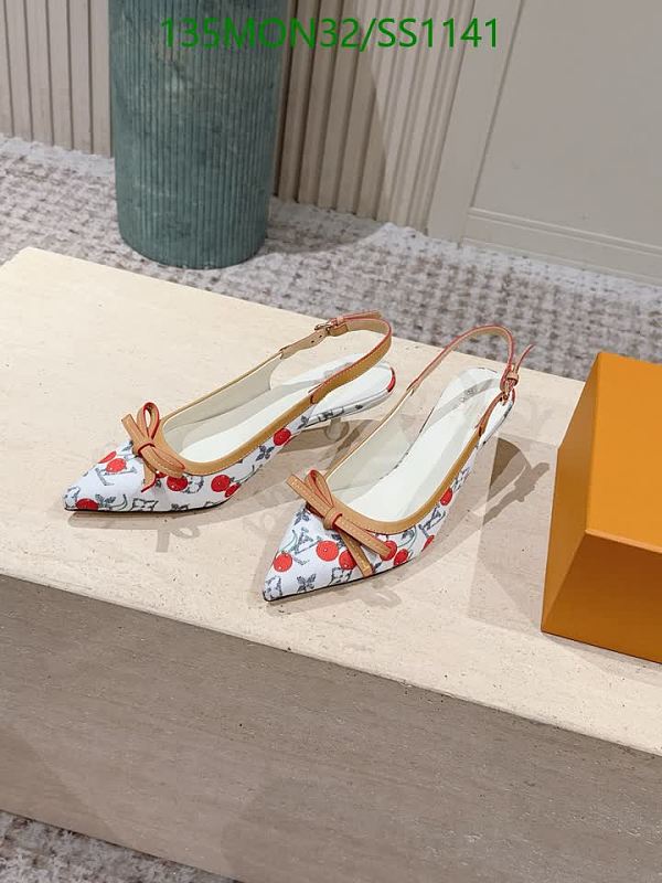 Louis Vuitton Women's Slingback Pumps with Cherry Print 37 Louis Vuitton Women's Slingback Pumps with Cherry Print