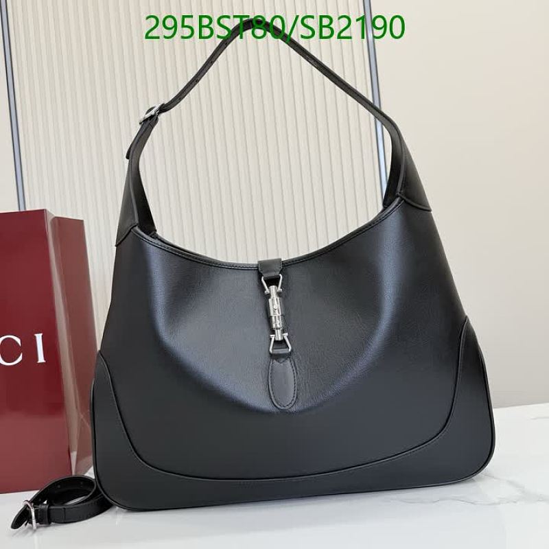 Gucci Black Leather Jackie 1961 Hobo Bag - Mirror Quality