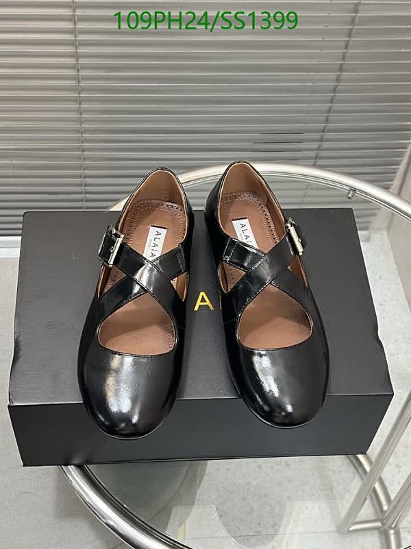 Alaia Women's Black Leather Mary Jane Shoes - EU 35-42