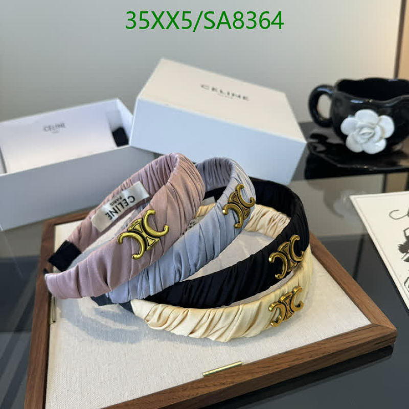Celine Triomphe Headband - Elegant & Stylish Hair Accessory