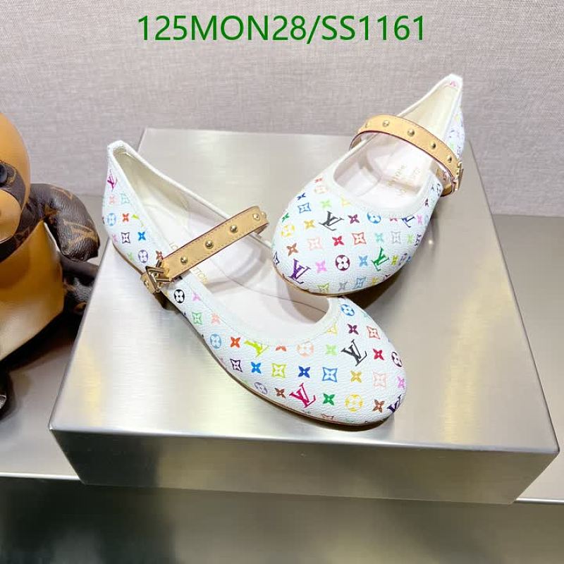Louis Vuitton Women's Multicolor Monogram Ballet Flats - White Sheepskin
